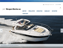 Tablet Screenshot of bergen-marine.com